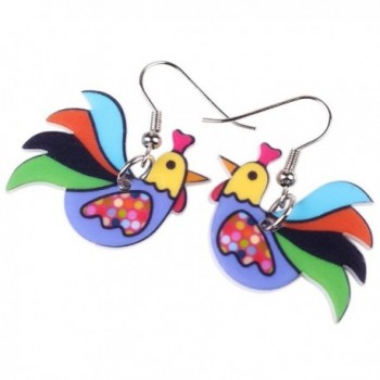 Chicken Earrings Acrylic Fashion Jewelry