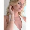 Mariell Tennis Bracelet Pear Shaped Zirconia in Women's Tennis Bracelets