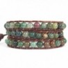 Celtic Bracelet Button Leather Indian in Women's Wrap Bracelets