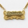 Plate Personalized Name Necklace Custom in Women's Chain Necklaces