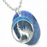 Howling Amulet Sodalite Pendant Necklace