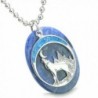 Howling Amulet Sodalite Pendant Necklace in Women's Pendants