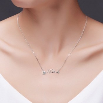 Sterling Silver Cardiogram Lifeline Heartbeat