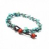 Blue Turquoise Color Bead Anklet