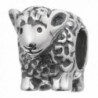 Antique 925 Sterling Silver Baby Lamp Sheep Bead For European Charm Bracelets - C017YUR55NW