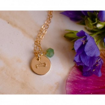 Libra Necklace Filled Simple Pendant