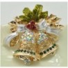 Winuxury Elegant Christmas Jingling Metallic in Women's Brooches & Pins