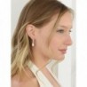 Mariell Genuine Freshwater Pearl Earrings