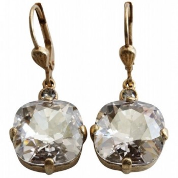 Catherine Popesco Goldtone Crystal Round Earrings- Shade 6556G - C511IFSC3QF