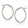 Sterling Silver Polished Dainty Earrings in Women's Hoop Earrings