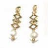 Earrings Plated Earring Aretes Enchapados in Women's Stud Earrings