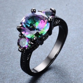 RongXing Jewelry Mysterious Rainbow Wedding in Women's Wedding & Engagement Rings
