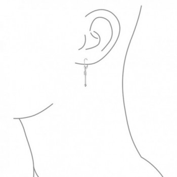 Bling Jewelry Sterling Dangling Leverback in Women's Drop & Dangle Earrings