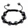 Fashion Pave Shamballa Ball Handmade Drawstring Knot Bracelet - CF118WI46W7