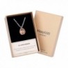 HooAMI Cremation Jewelry Memorial Necklace - Rose Gold-Gift Box - CW18544H9XD