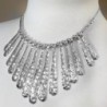 Boutique Statement Necklace Earring Hammered in Women's Chain Necklaces