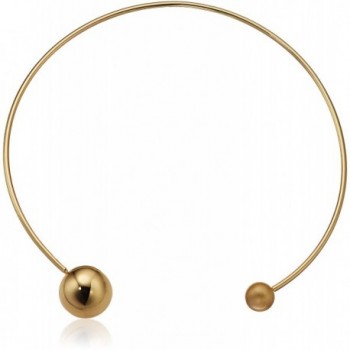 Rebecca Minkoff Sphere Collar Choker Necklace - Gold - CG184YND6IO