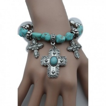 Elastic Bracelet Fashion Jewelry Turquoise