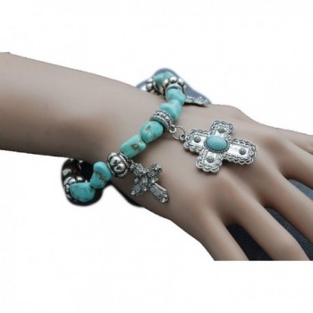 Elastic Bracelet Fashion Jewelry Turquoise in Women's Strand Bracelets