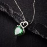 Caperci Sterling Created Emerald Necklace