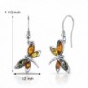 Baltic Butterfly Earrings Sterling Multiple