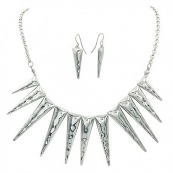 Statement Necklace & Dangle Earrings Set - CA18683OEXE