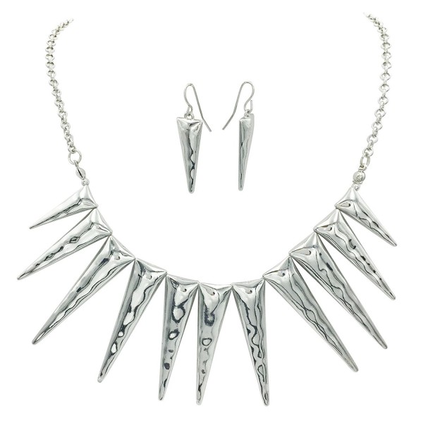 Statement Necklace & Dangle Earrings Set - CA18683OEXE