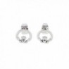 Quantum Stainless Steel Claddagh Post Earrings - CJ1803EGSZQ