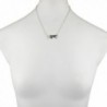 Lux Accessories Silvertone Globe Necklace in Women's Pendants
