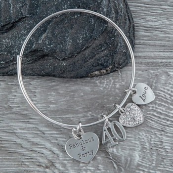 Birthday Gifts Women Expandable Bracelet in Women's Charms & Charm Bracelets