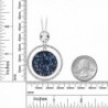 Moonlight Crystal Double Pendant Swarovski in Women's Pendants