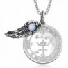 Archangel Michael Amulet Simulated Necklace in Women's Pendants