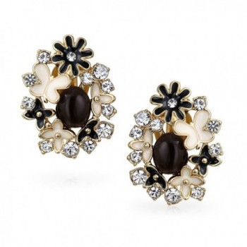 Bling Jewelry Plated Enamel Earrings