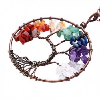 Pendant Necklace Handmade Gemstone Jewelry in Women's Pendants