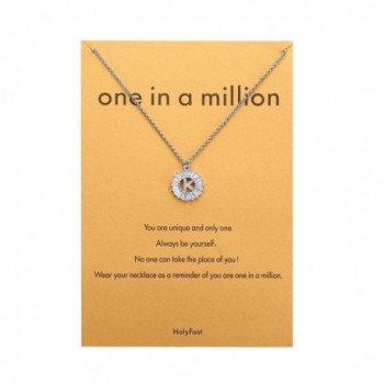 HolyFast Necklace Message Million Zirconia