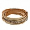 Jenia Multi layer Leather Bracelet Magnetic