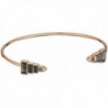 Rebecca Minkoff Stacked Baguette Cuff Bracelet - Rose Gold/Black - C51850RYTT9