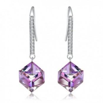 Swarovski Element Earrings Changing Crystals in Women's Drop & Dangle Earrings