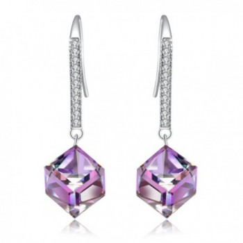 Swarovski Element Earrings Changing Crystals in Women's Drop & Dangle Earrings