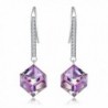 Swarovski Element Earrings Changing Crystals in Women's Drop & Dangle Earrings