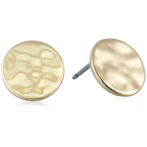 Kenneth Cole New York Hammered Disc Earrings - C211CJYXKTF