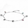 Silver Masters Sterling Singapore Chain Anklet in Women's Anklets