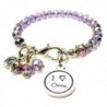 I Love Oma Child Handwriting Splash of Color Bracelet in Lavender Purple - C312J6CUV9T