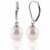 PAVOI Handpicked AAA+ Quality Freshwater Cultured Pearl Earrings Leverback Dangle Stud Pearl Earrings - C812LNTHD85