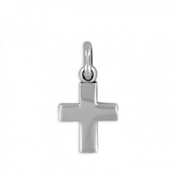 Sterling Silver Mini Cross Charm Pendant - CX1188GM2RT