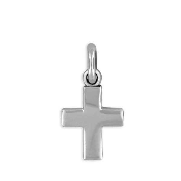 Sterling Silver Mini Cross Charm Pendant - CX1188GM2RT