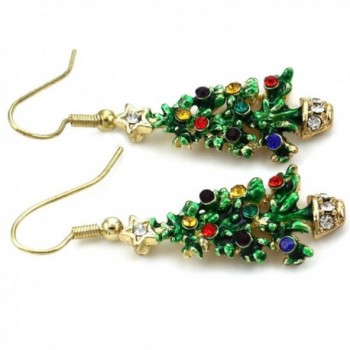 Happy Colorful Christmas Earrings Dangle