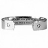 Hand Stamped Bracelet Textured Aluminum - CA11VUHT2A7