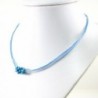 Turquoise Swarovski Necklace Handmade JA 0118N in Women's Choker Necklaces