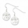 Sterling Silver Sand Dollar Earrings (1.14 in x 0.51 in) - CI113EP4U6F